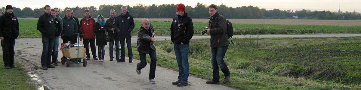 Gruppenerlebnis Boßeln